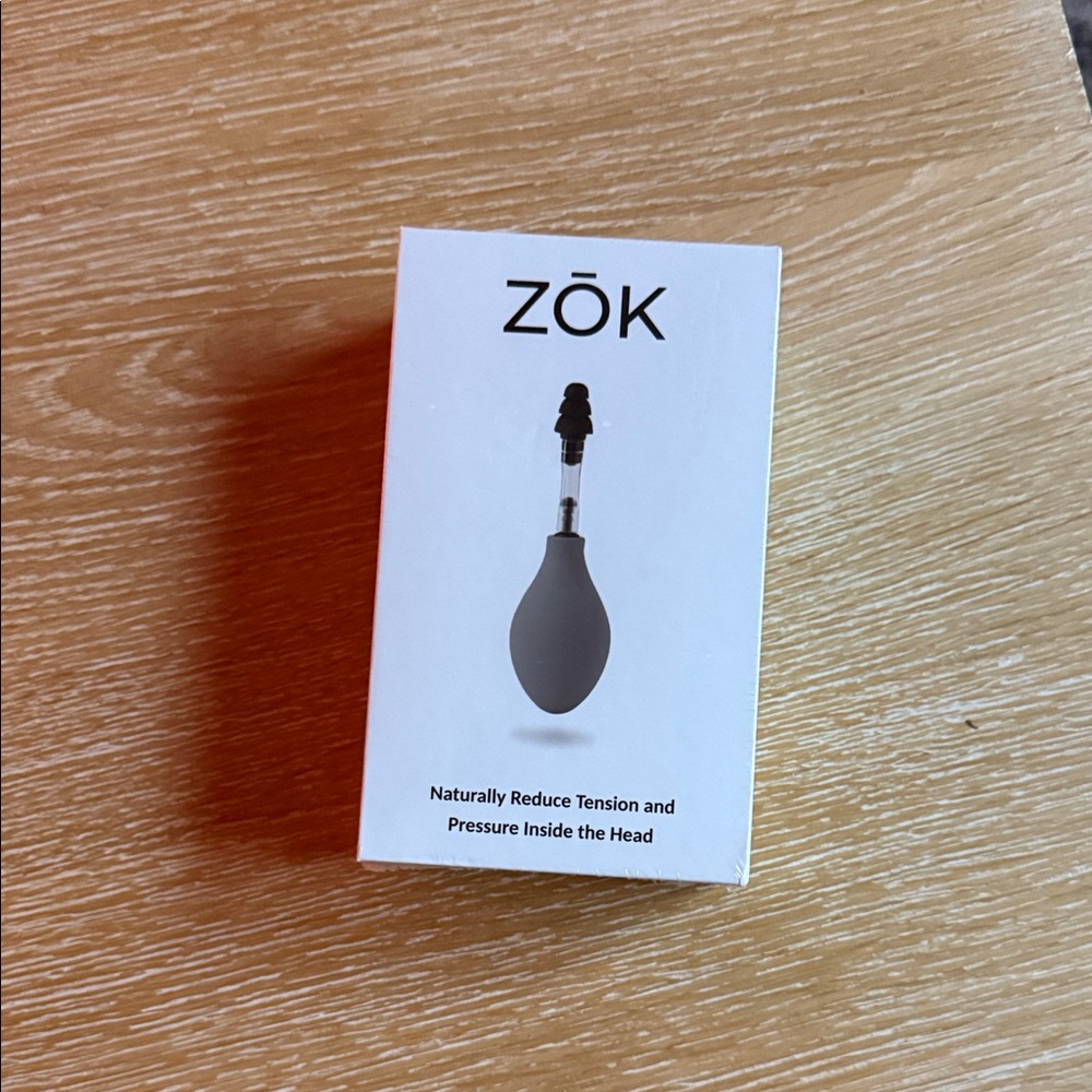 NEW Unopened ZOK Head Pressure/Headache/Tinnitus Relief Tool